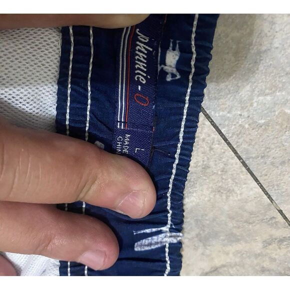 Johnnie-O‎ Men's Sz L Mallon Swim Wake Surfing Trunks Twilight Blue Colorway - Picture 4 of 7